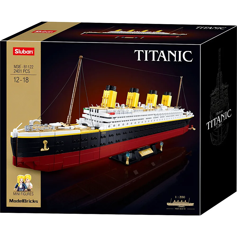 Sluban Titanic Extra Large - 2401 Teile