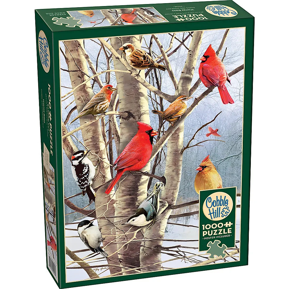 Cobble Hill Puzzle Winterv�gel - 1000 Teile