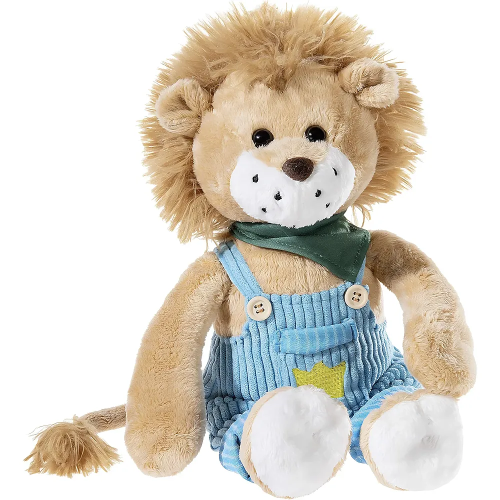 Heunec Latzhosen-Gang L�we Kristof Krone - 35 cm | Raubkatzen Pl�sch