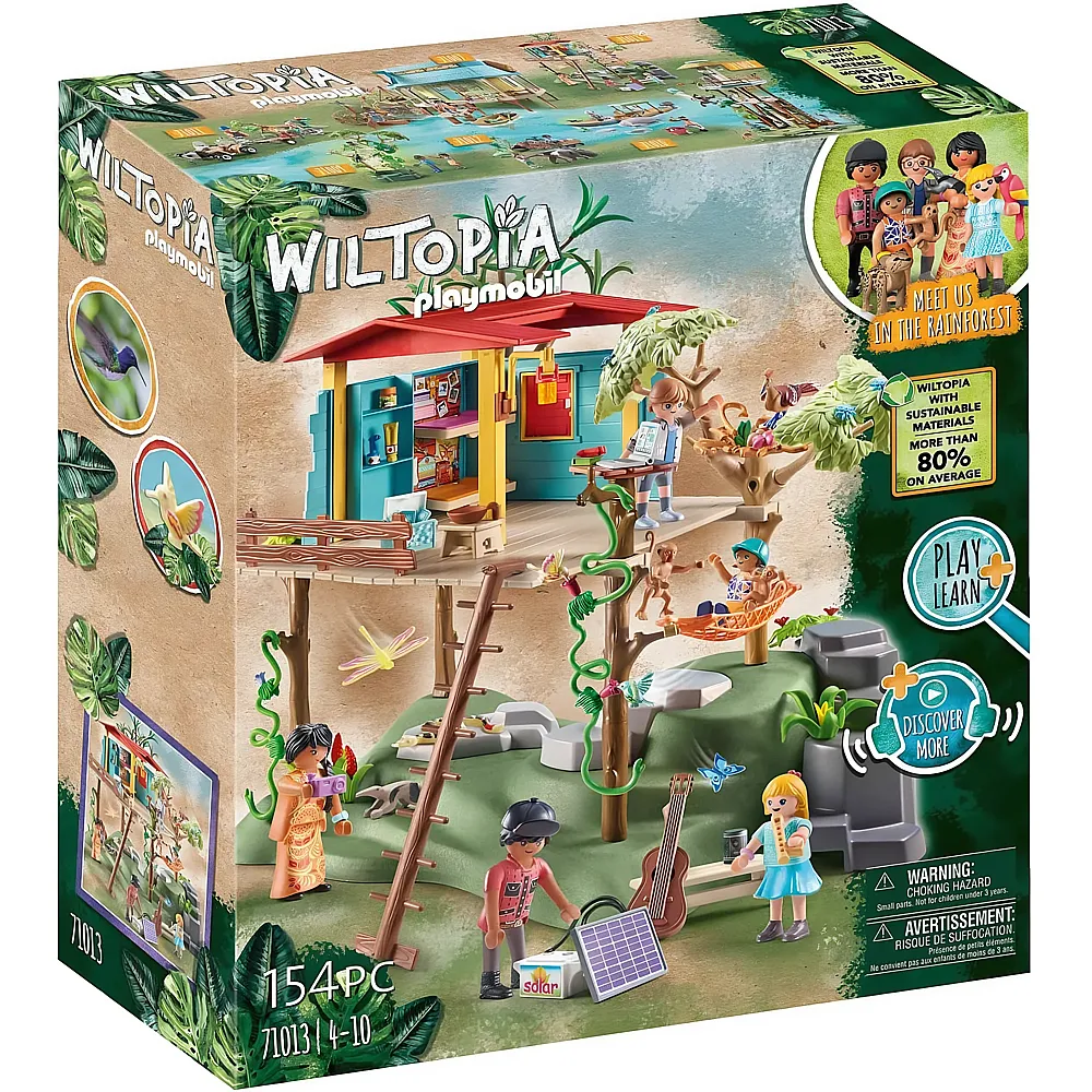 PLAYMOBIL Wiltopia Familienbaumhaus 71013