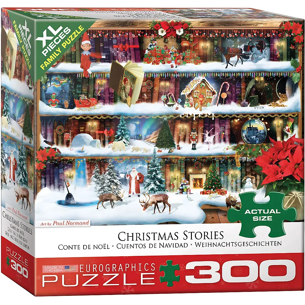 Eurographics Puzzle Weihnachtsgeschichten - 300 Teile - Puzzle 105-300 Teile