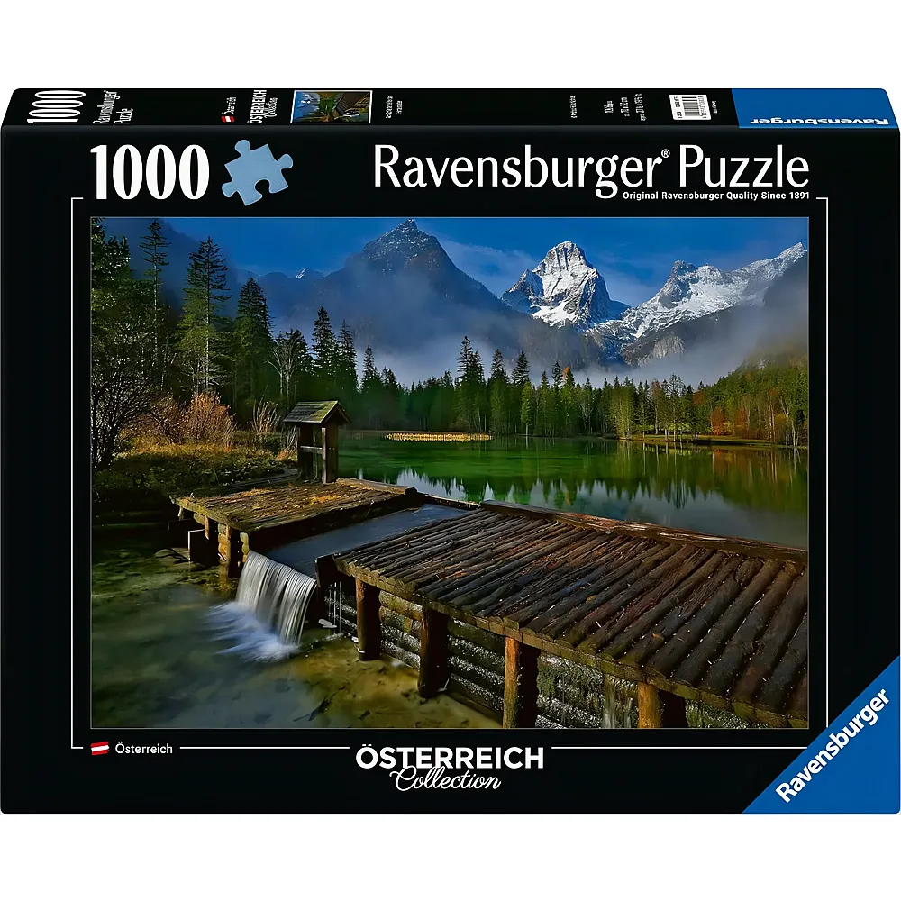 Ravensburger Puzzle �sterreich Collection Schiederweiher bei Hinterstoder - 1000 Teile