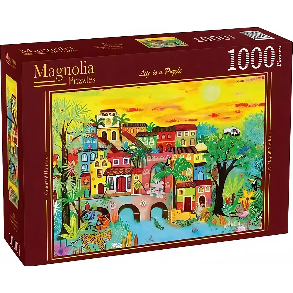 Magnolia Puzzle Puzzle 1000 Teile H�user im Wald