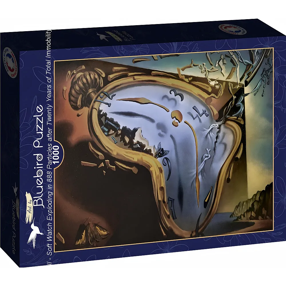 Bluebird Puzzle Dal� Salvador Soft Watch Exploding in 888 Particle - 1000 Teile
