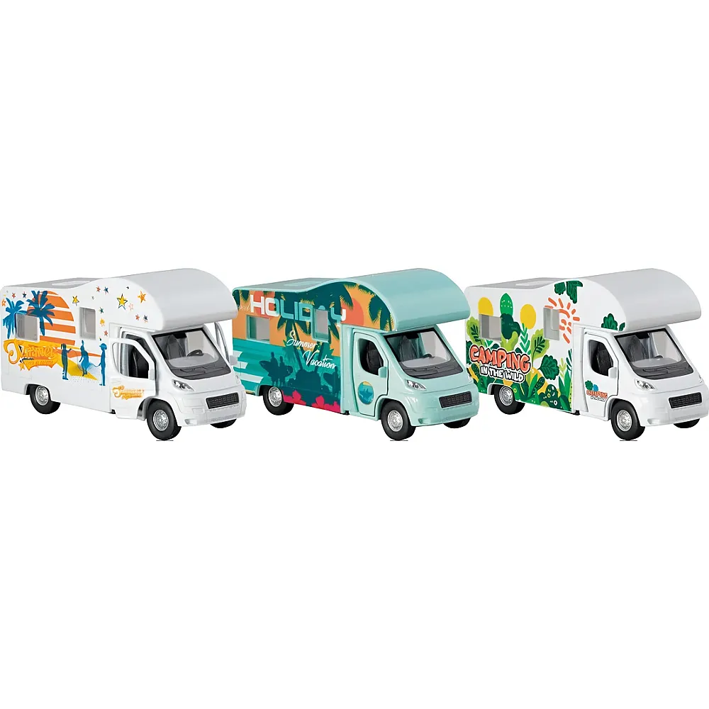 Goki Wohnmobil mit Rckzug | Spielzeugauto