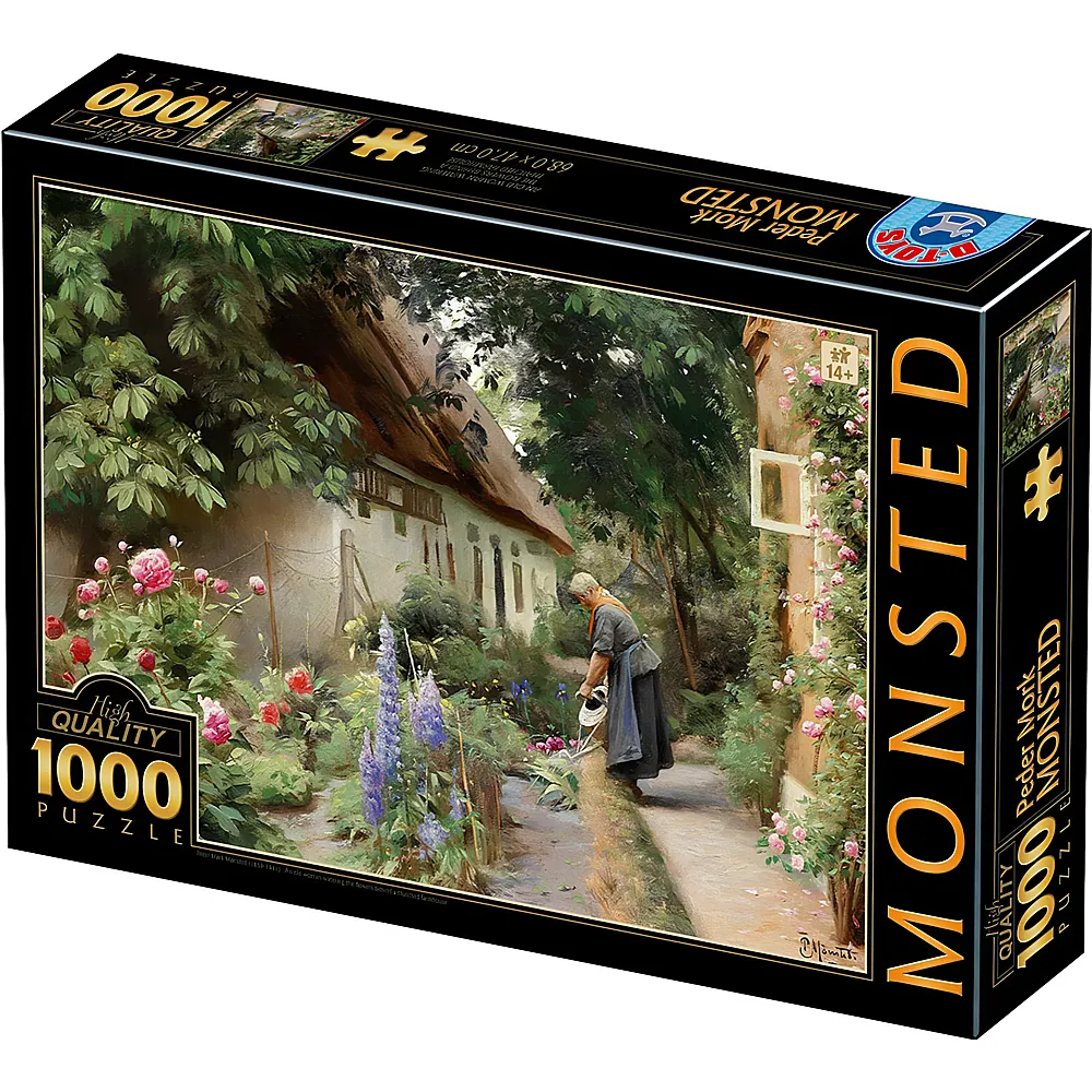 DToys Puzzle Peder Mrk Mnsted An Old Woman Watering the Flowe 1000Teile