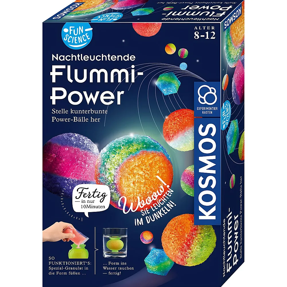Kosmos Fun Science Nachtleuchtende Flummi-Power