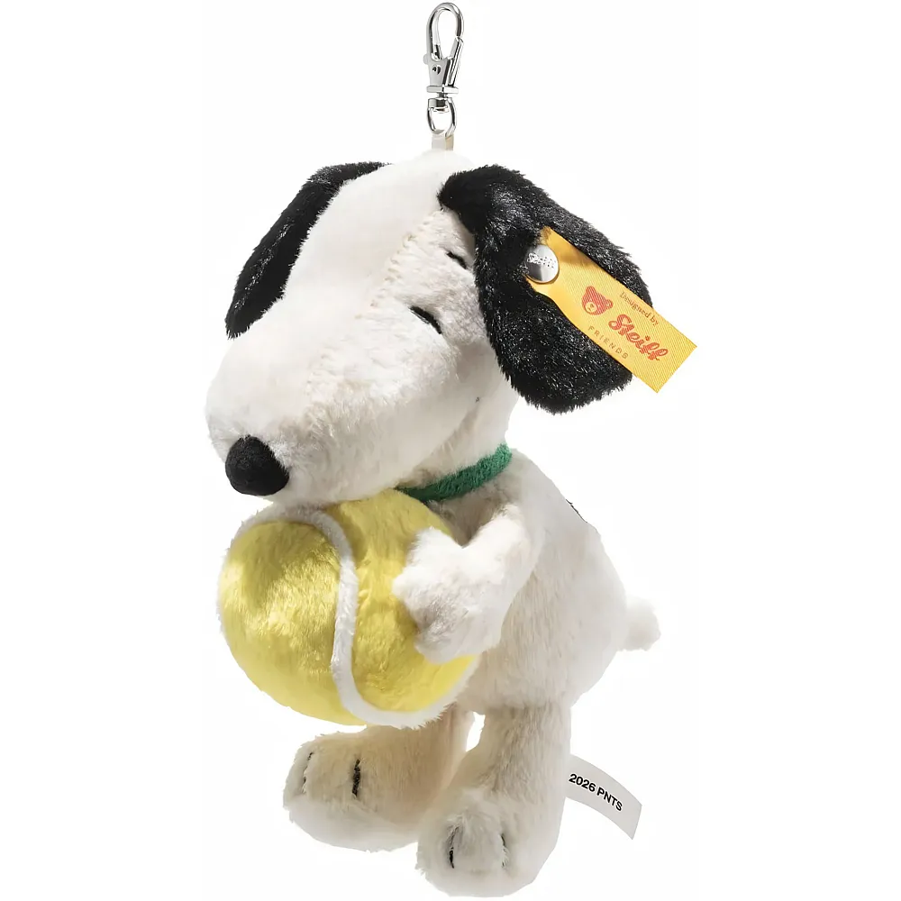Steiff Peanuts Anh�nger Snoopy Tennis - 15 cm
