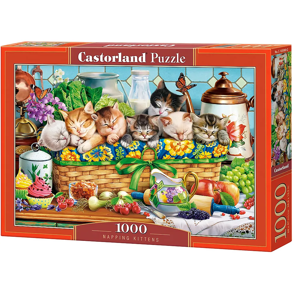 Castorland Puzzle Nickerchen machende K�tzchen 1000Teile