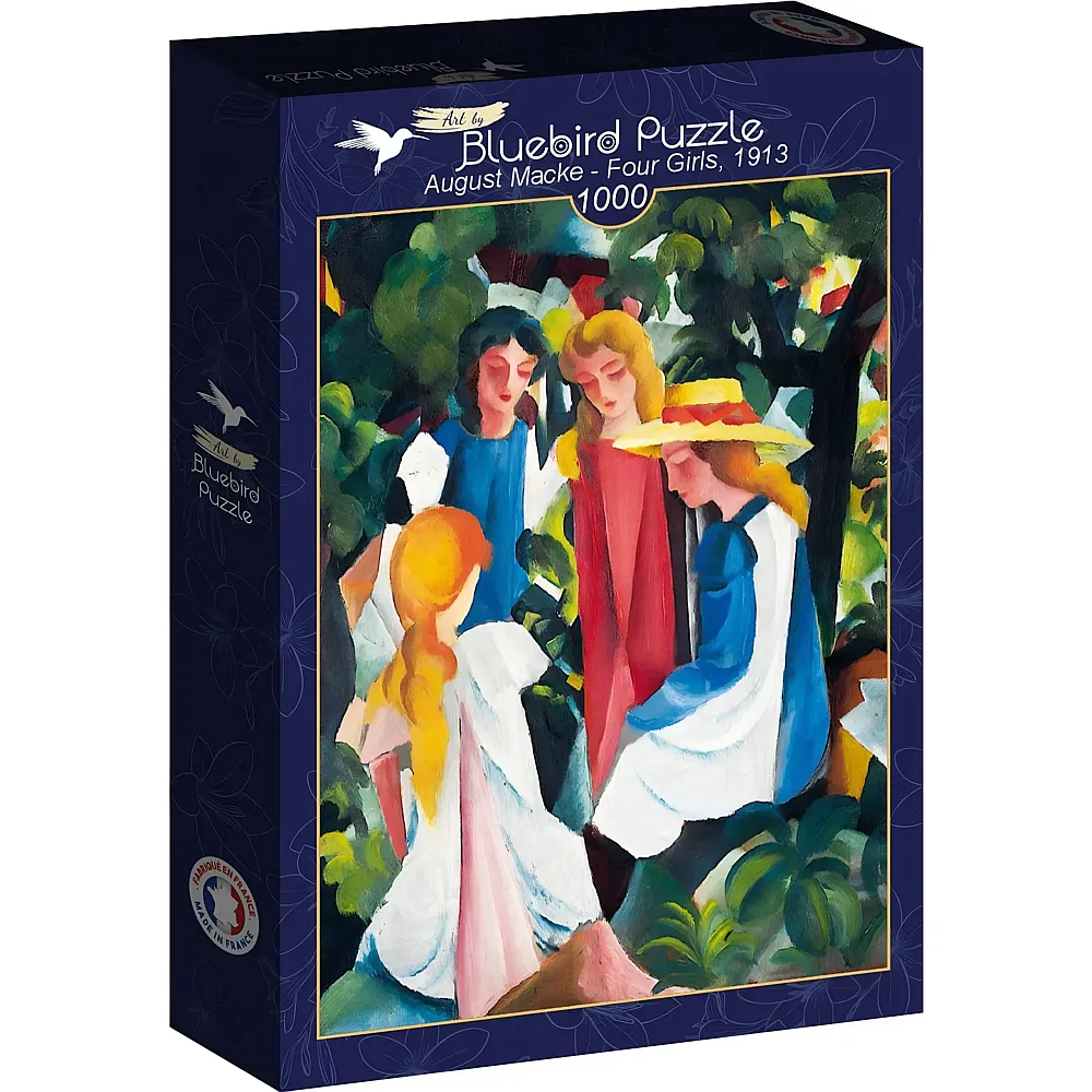 Bluebird Puzzle Macke August August Macke - Four Girls, 1913 - 1000 Teile