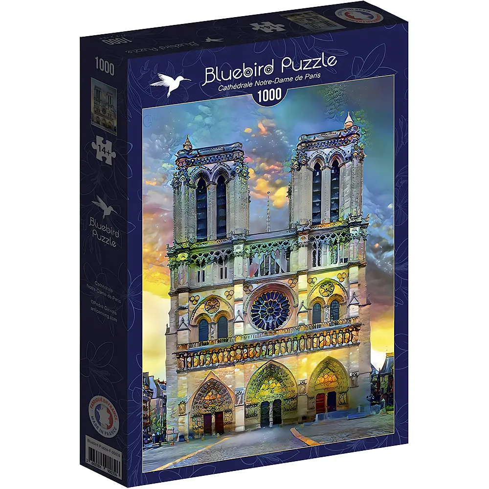 Bluebird Puzzle Gavidia Pedro Kathedrale Notre-Dame de Paris 1000Teile