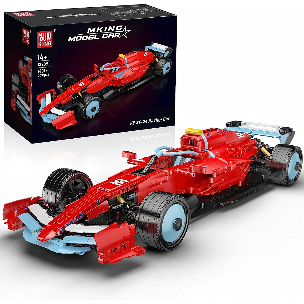 meinspielzeug - Mould King Model Cars SF-24 Rennwagen 13209 | Klemmbausteine Fahrzeuge