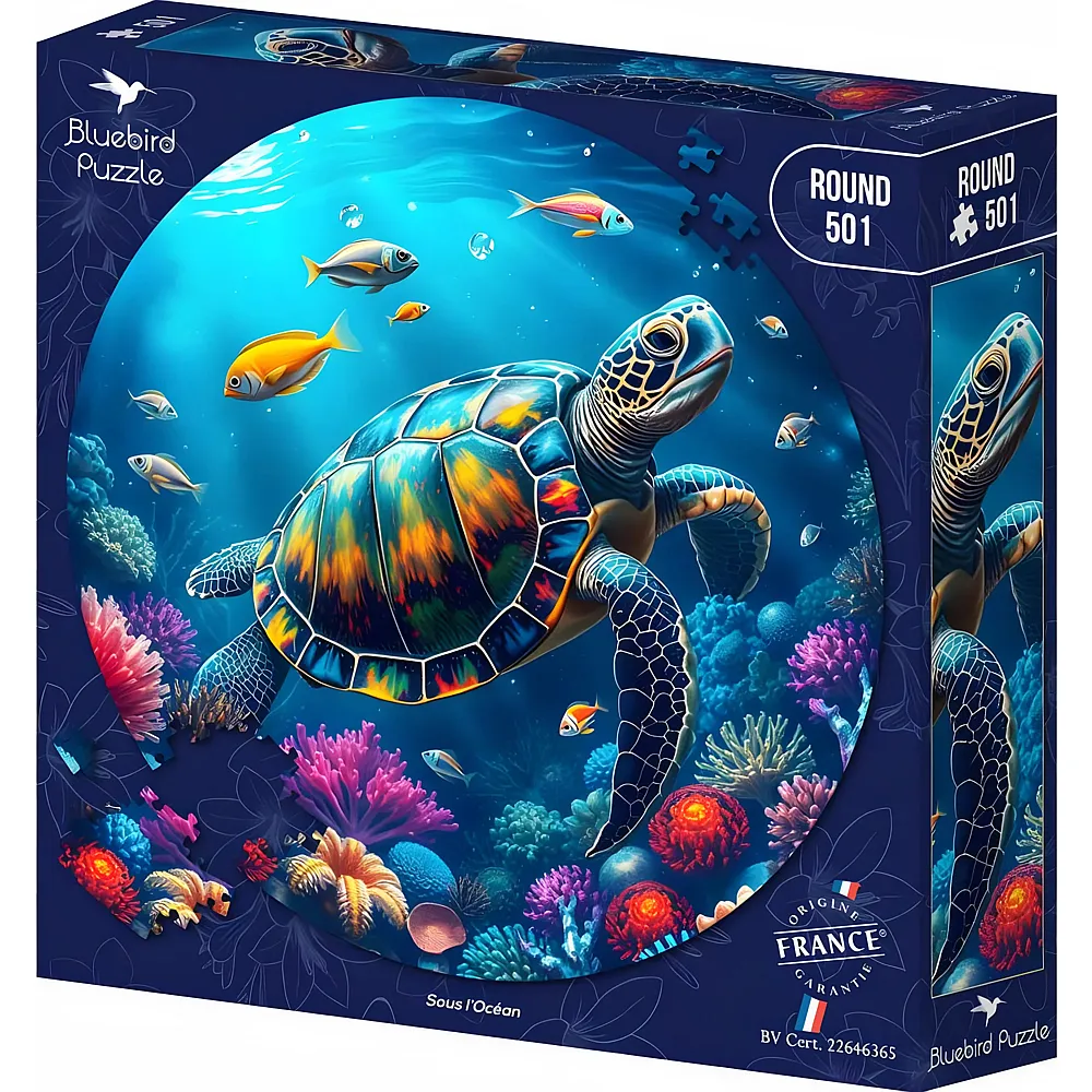Bluebird Puzzle Puzzle 501 Teile Rundes Puzzle - Sous l'Oc�an