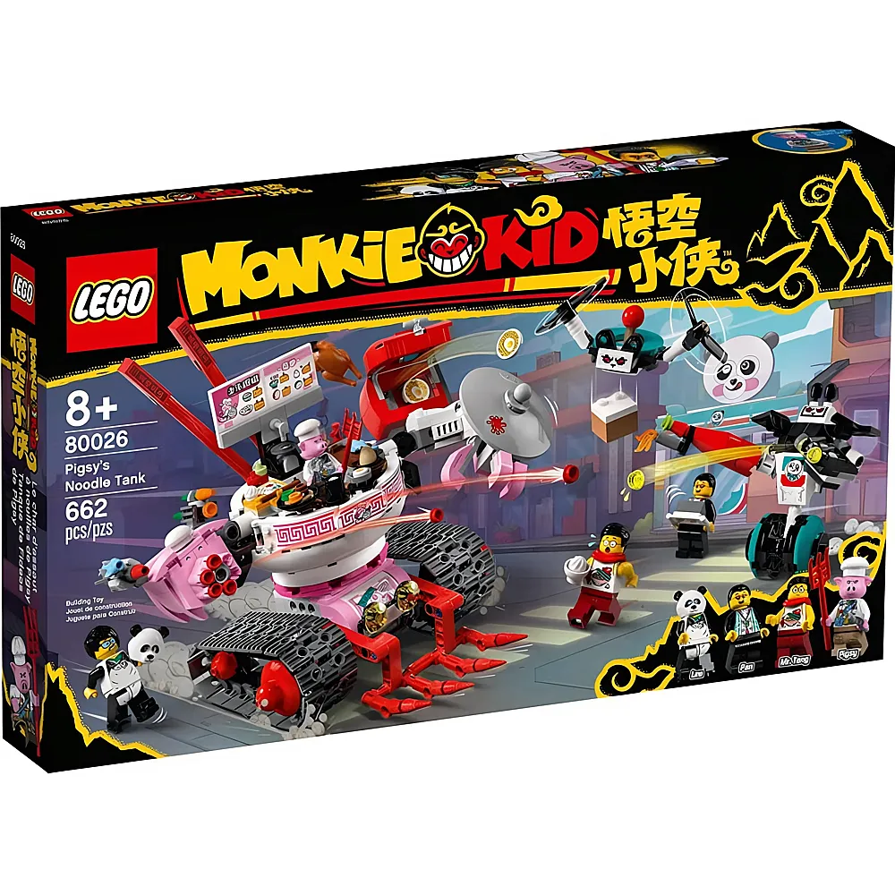 LEGO Monkie Kid Pigsys Nudelwagen 80026