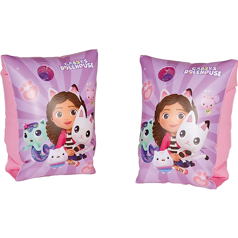 meinspielzeug - Happy People Gabby's Dollhouse Schwimmfl�gel aufblasbar | Wasserspielzeug