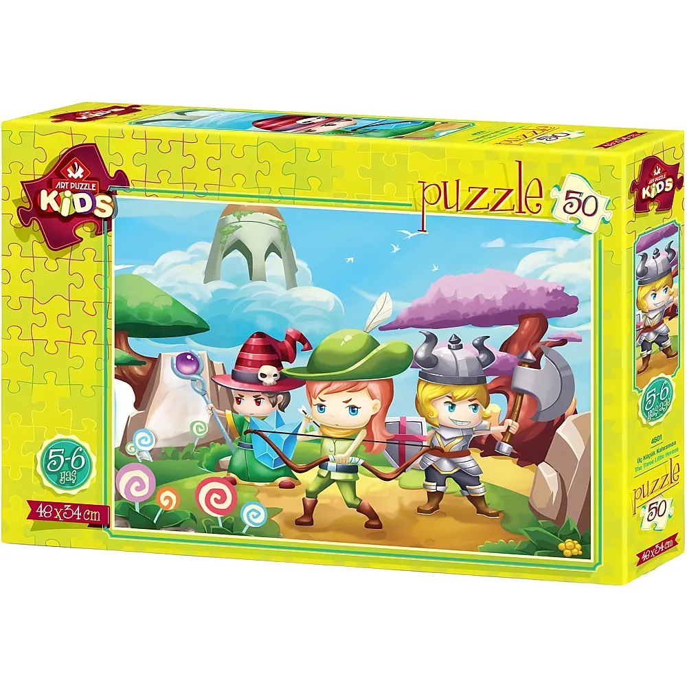 Art Puzzle Kids Kleine Helden - 50 Teile