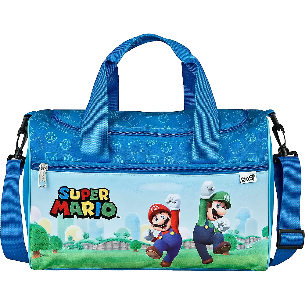 Scooli Super Mario Borsa sportiva 10L - 35 x 23 x 16 cm