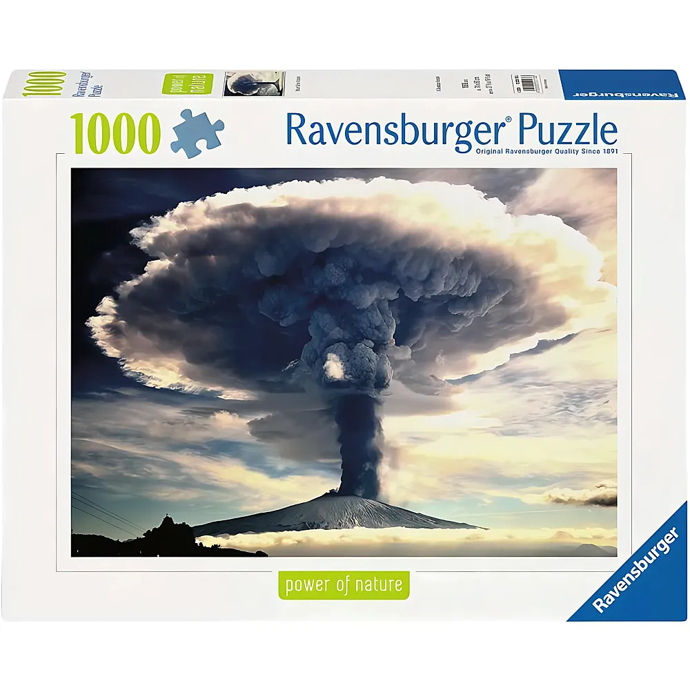 Ravensburger Puzzle Vulkan �tna - 1000 Teile - Puzzle 1000 Teile
