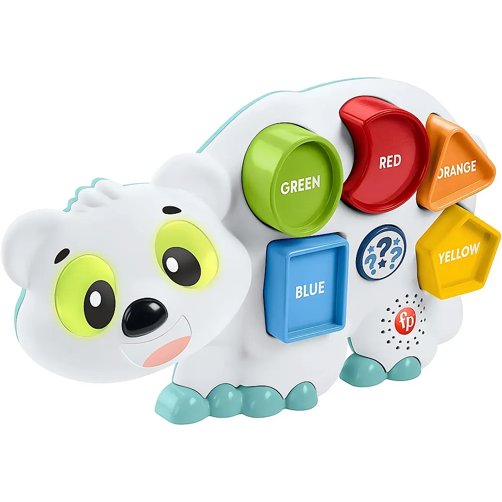 Fisher-Price Parlamici Fabius B�r Formen und Farben, italienische Version, interaktives Musikspielzeug und Puzzle mit Lichtern