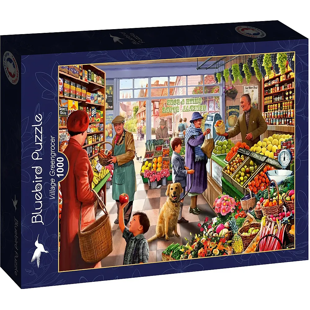 Bluebird Puzzle Steve Crisp Village Greengrocer 1000Teile