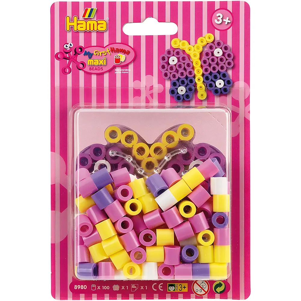 Hama Maxi B�gelperlenset Schmetterling 100Teile
