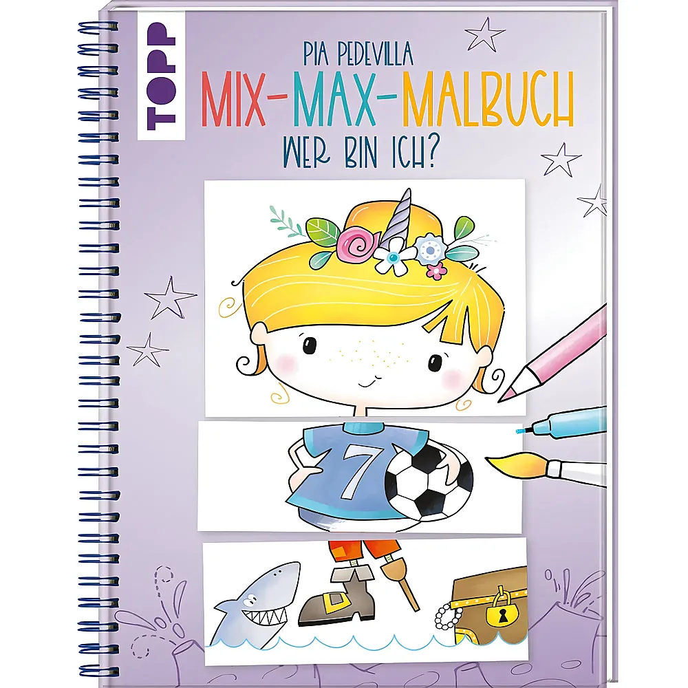 Frechverlag Topp Malbuch Mix-Max Wer bin ich