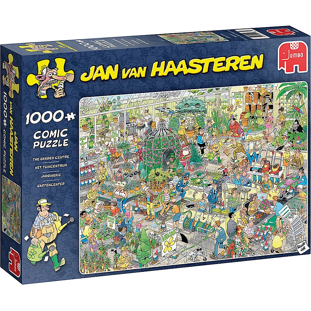 Jumbo Puzzle Jan van Haasteren Das Gartencenter 1000Teile
