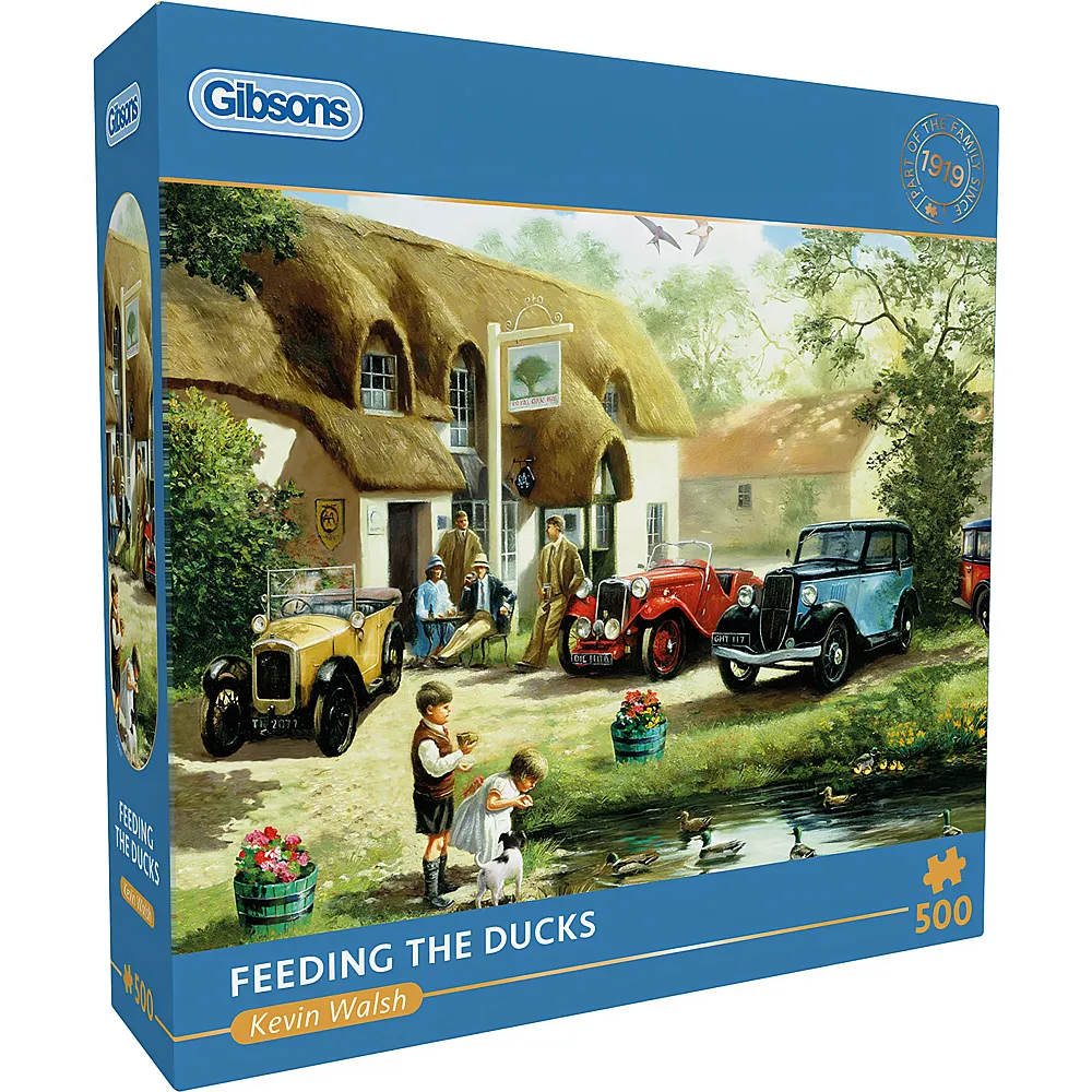 Gibsons Puzzle Kevin Walsh F�ttern der Enten - 500 Teile