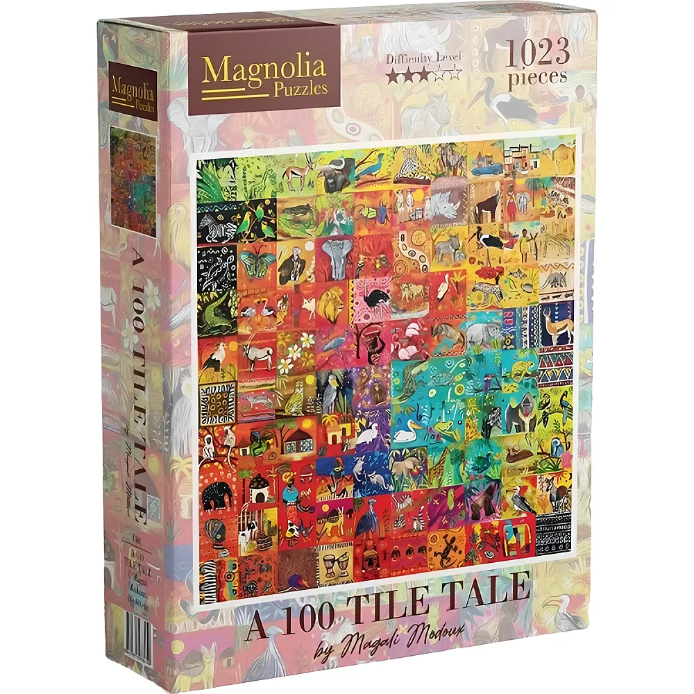 Magnolia Puzzle Magali Modoux A 100 Tile Tale 1023Teile