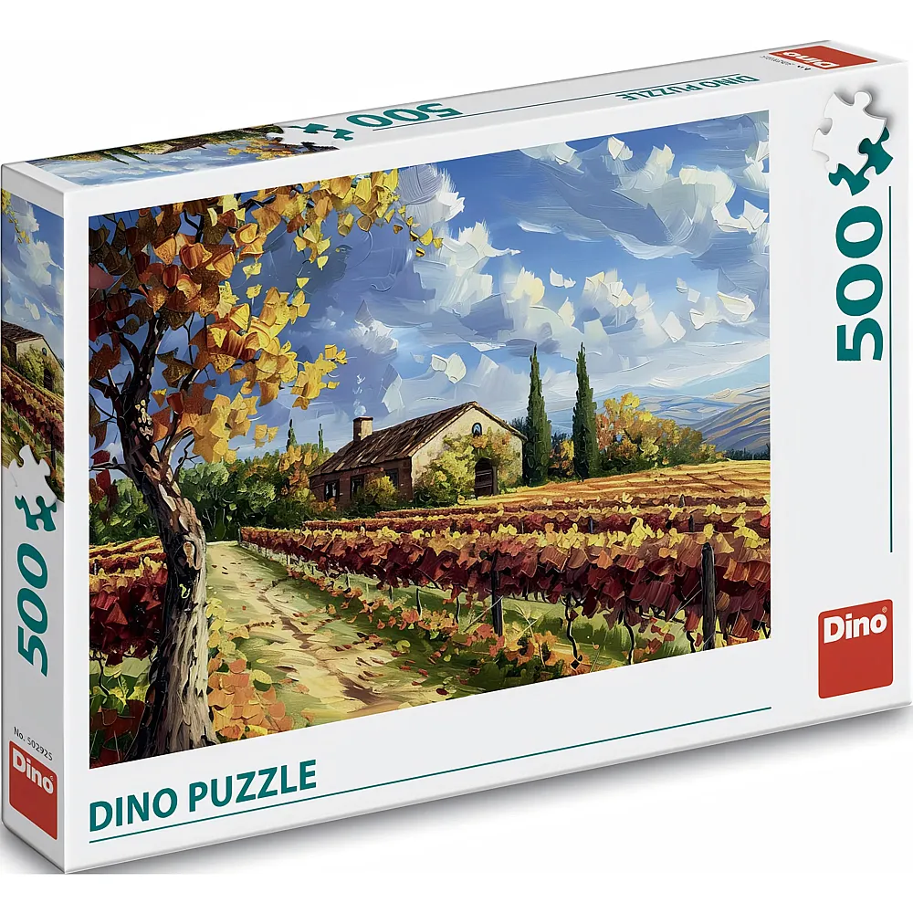 Dino Puzzle Painted Vineyard - 500 Teile