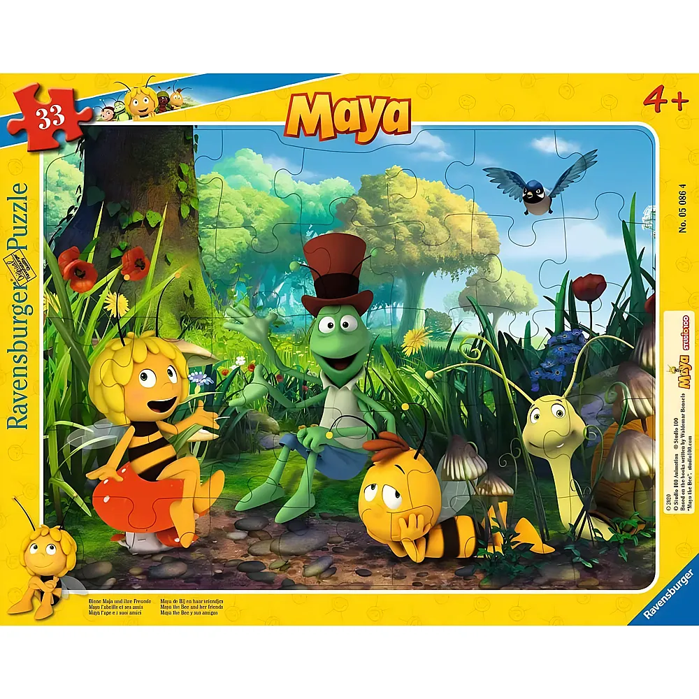 meinspielzeug - Ravensburger Puzzle Biene Maja und Freunde 33Teile