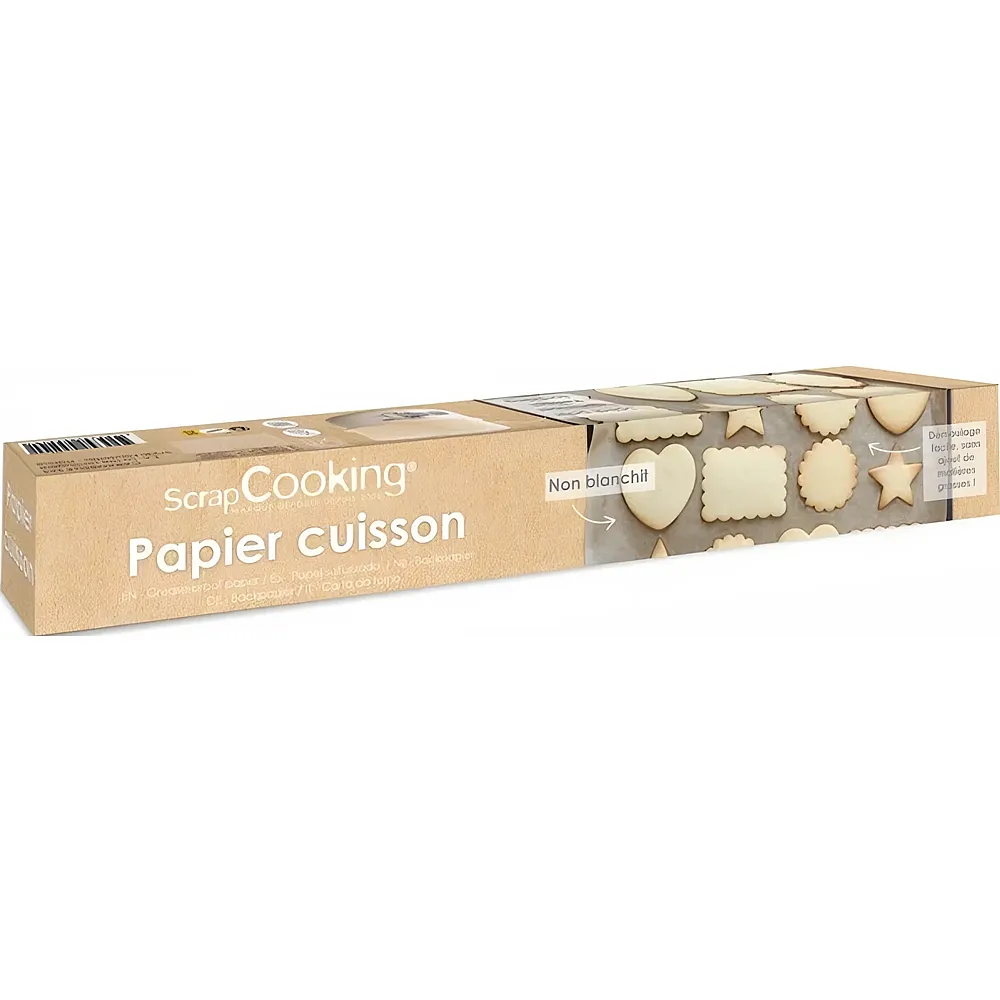 ScrapCooking Naturbelassenes Butterbrotpapier Rolle