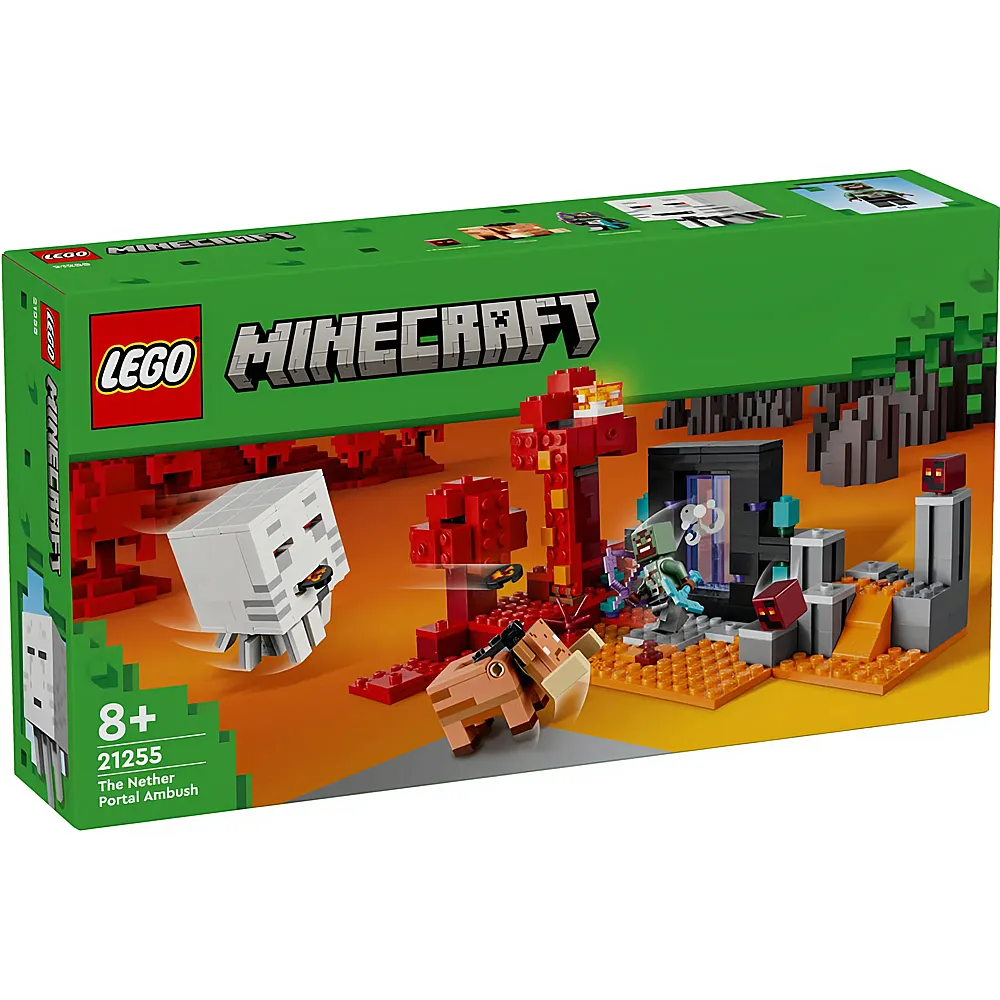 LEGO Minecraft Hinterhalt am Netherportal 21255