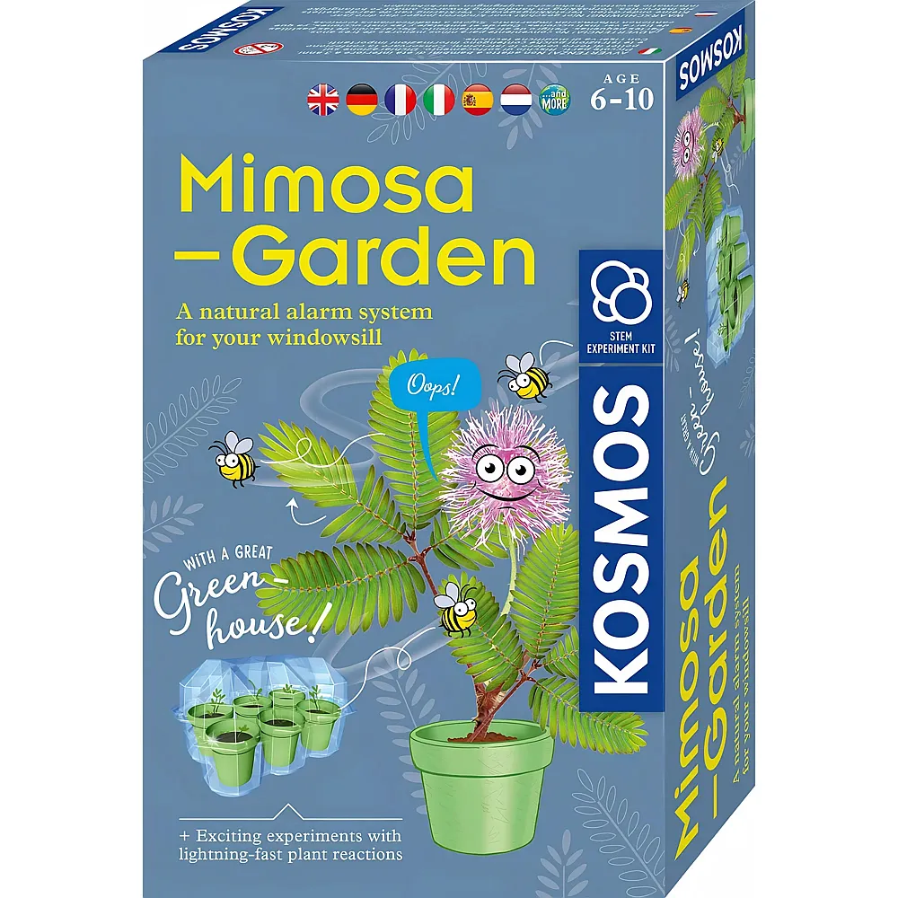 Kosmos Experimentierkasten Mimosen-Garten Pflanzen z�chten und erforschen - Mehrsprachig