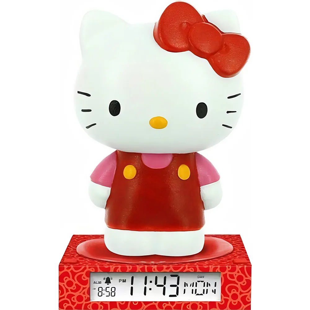 meinspielzeug � Kids Licensing Hello Kitty Hello Kitty 3D Lampe/Wecker 25cm