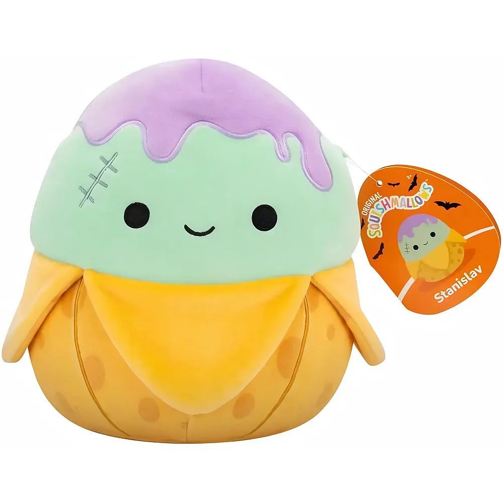 Squishmallows Pl�sch Stanislav die blaugr�ne Monster-Banane - 19 cm