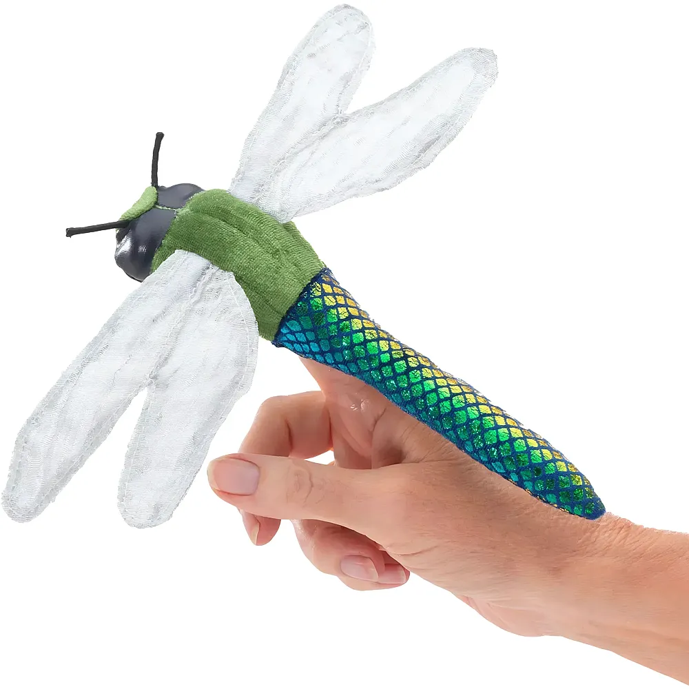 Folkmanis Fingerpuppe Libelle 18cm
