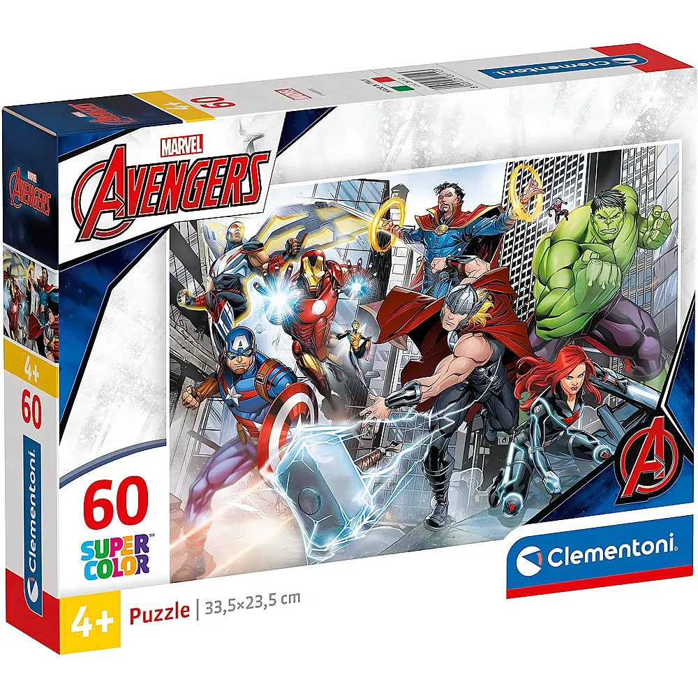 Clementoni Puzzle Supercolor Marvel Avengers 60Teile