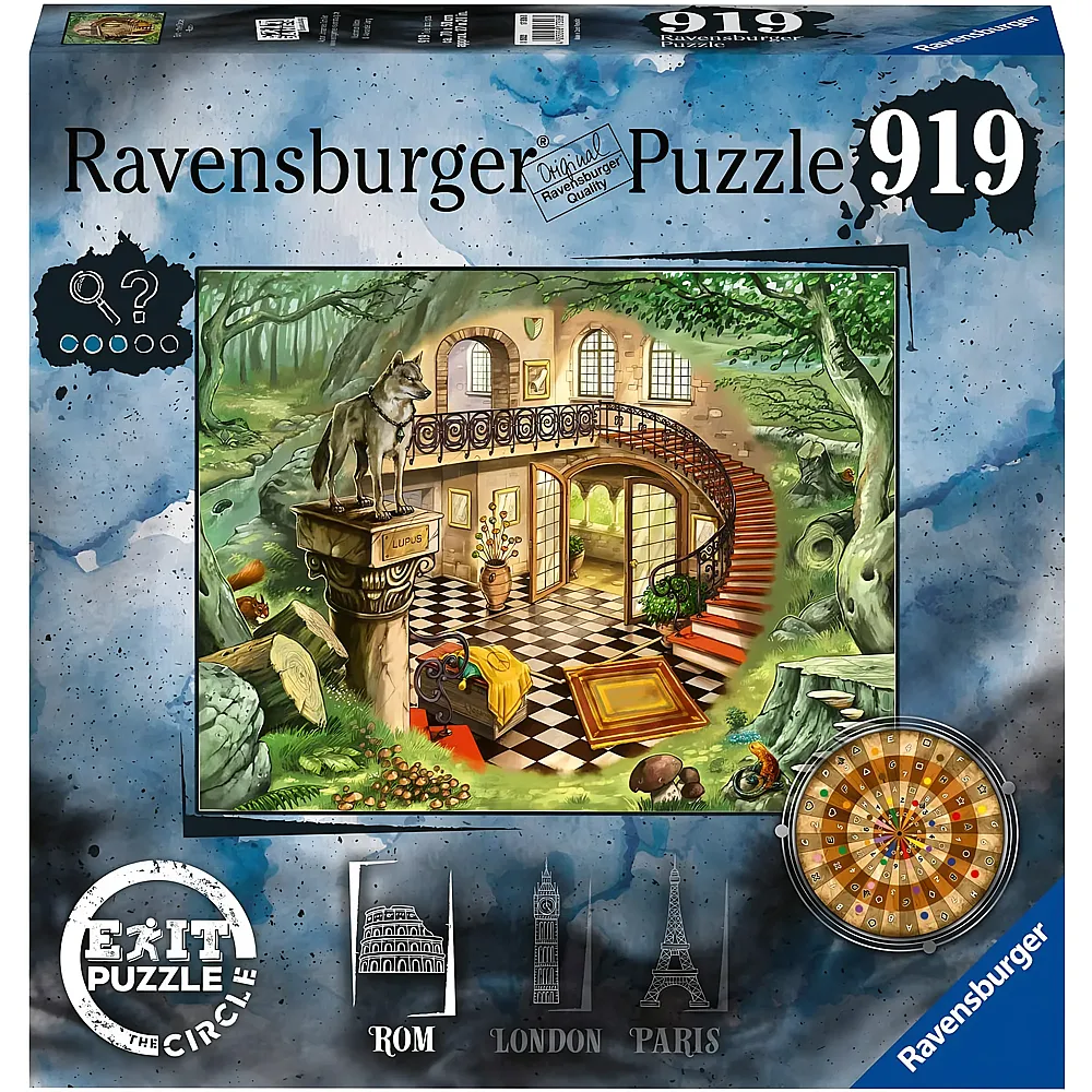 Ravensburger Puzzle Escape The Circle - Rom 919Teile
