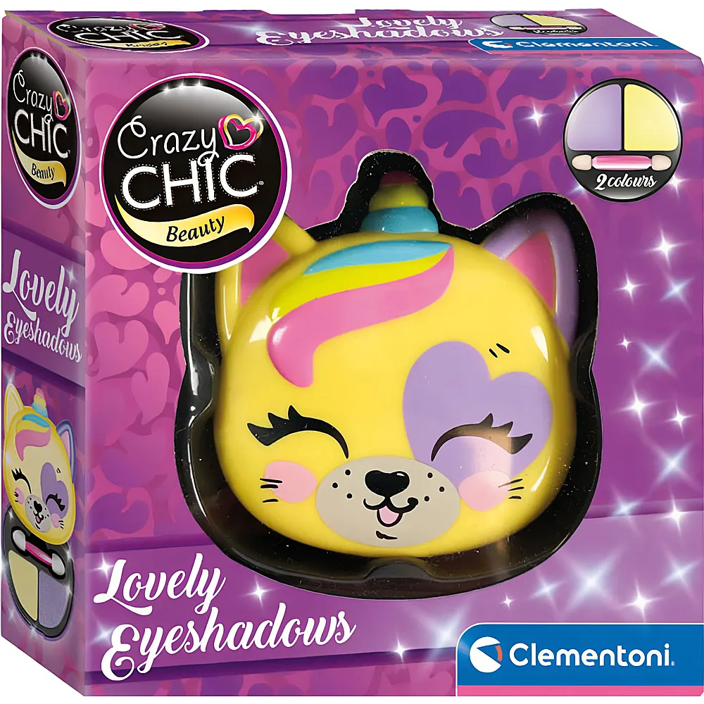 Clementoni Crazy Chic Lidschatten in der Make-up-Box Tiger