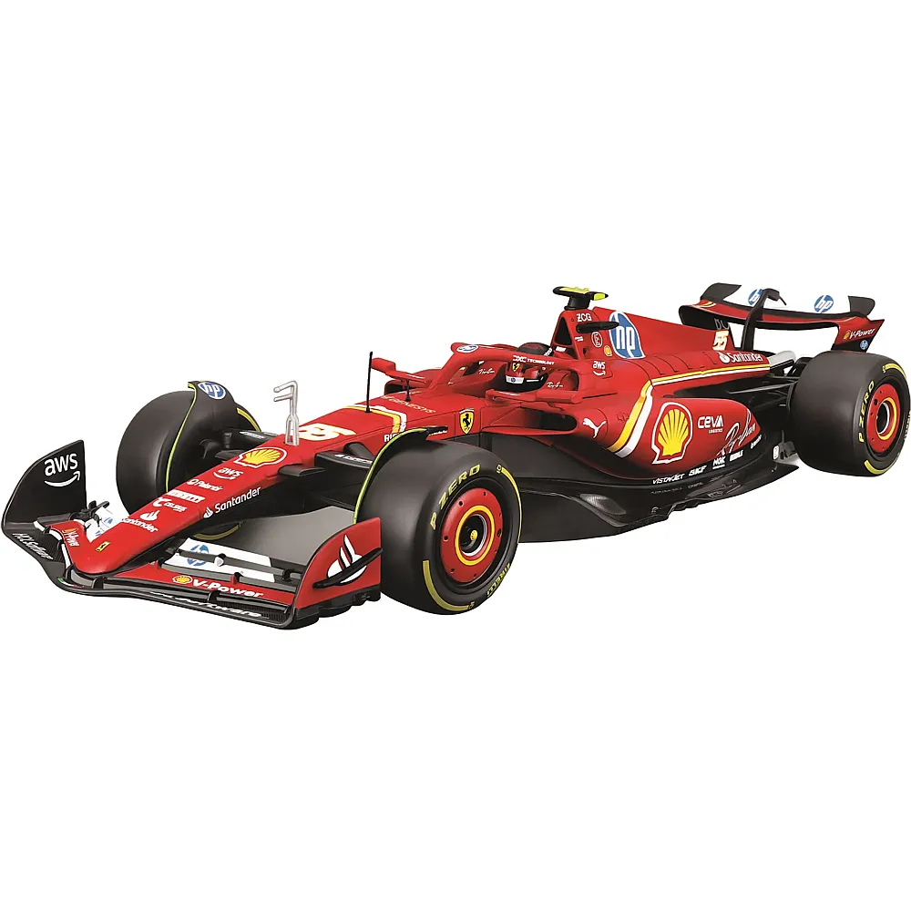 meinspielzeug - Bburago 1:18 Ferrari F1 SF-24 Sainz 2024 | Die-Cast 1:18