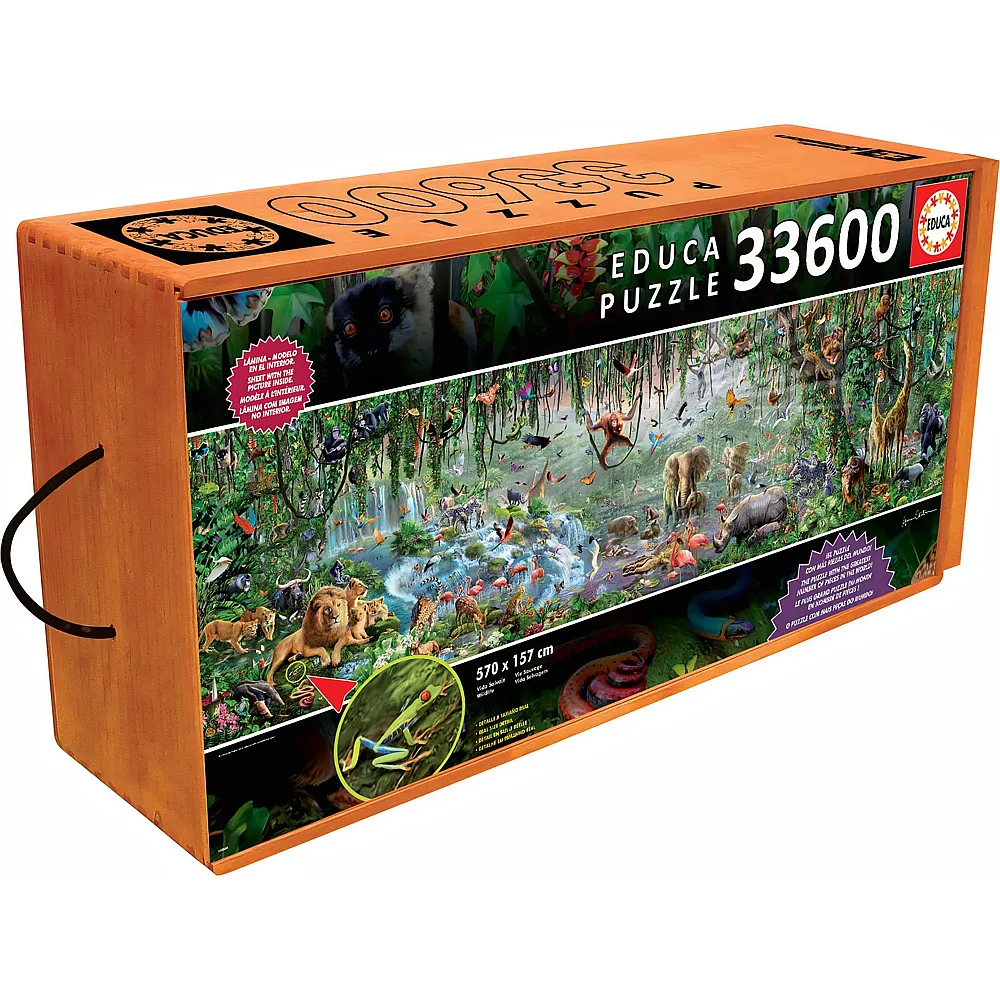 Educa Wild Life - Das gr�te Puzzle der Welt - 33600 Teile