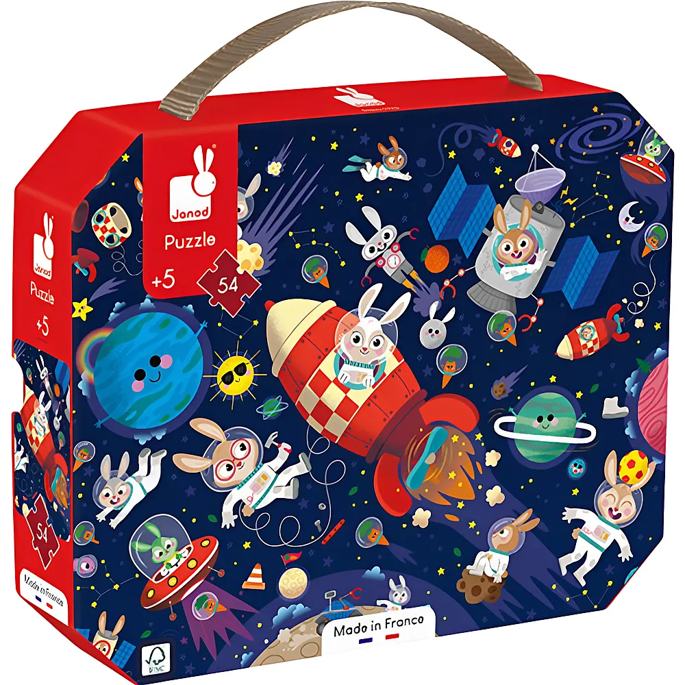 Janod Puzzle Rakete 54Teile