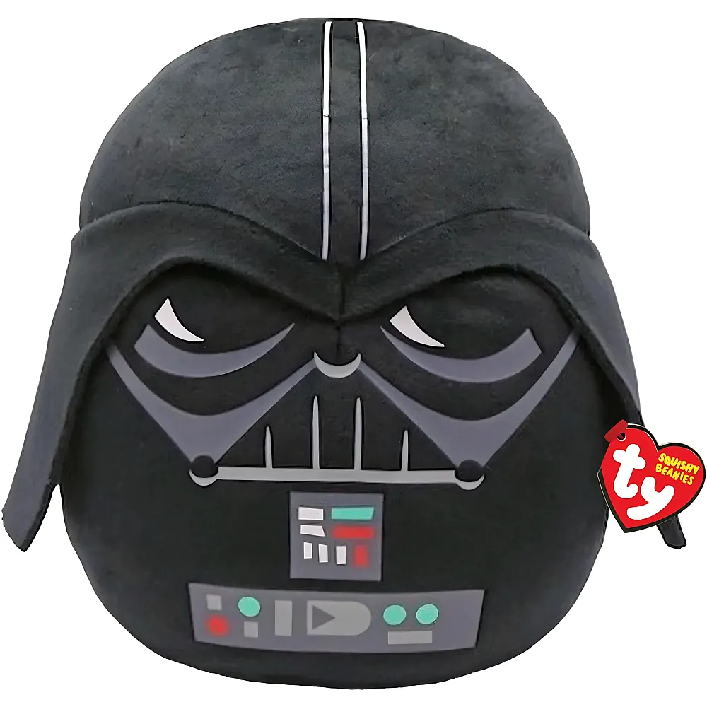 meinspielzeug - Ty Squishy Beanies Darth Vader - 35 cm Star Wars | Lizenzfiguren Pl�sch