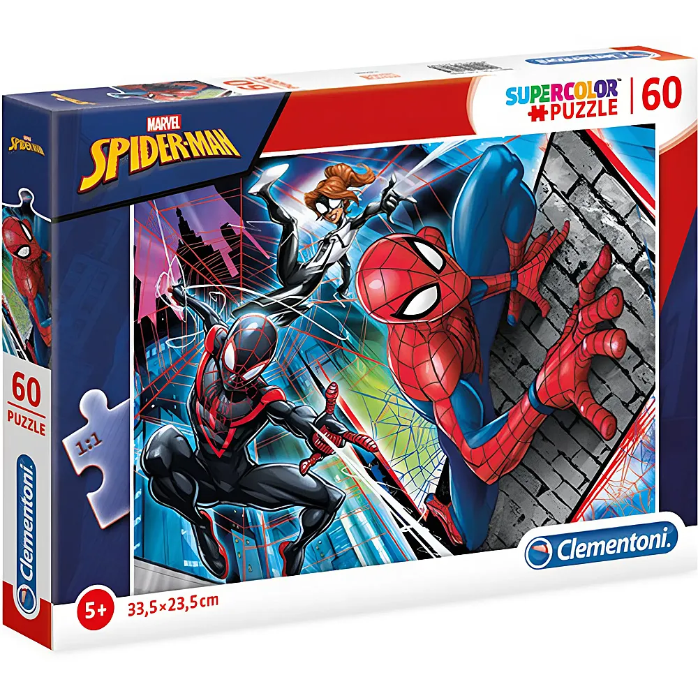 Clementoni Puzzle Supercolor Spiderman 60Teile