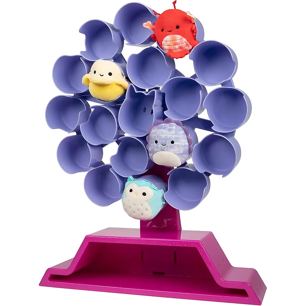 Micromallows Riesenrad Display inkl. 4 superweichen Mini-Squishmallows