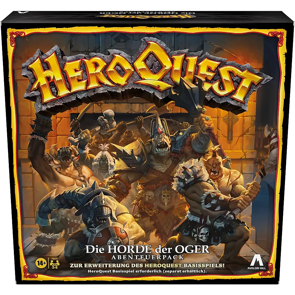 Avalon Hill HeroQuest Die Horde der Oger Abenteuerpack - Deutsch