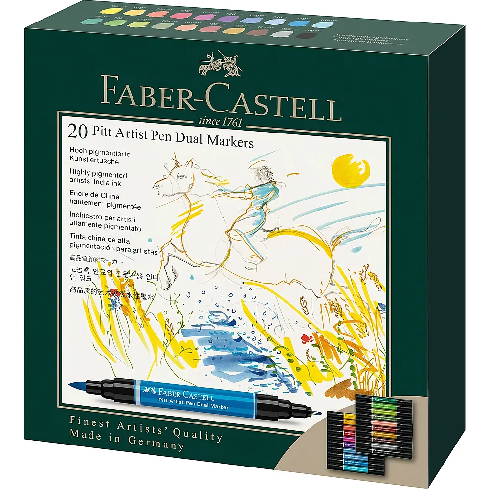 meinspielzeug - Faber-Castell Pitt Artist Pen Dual Markers 290Teile | Farbe & Kreide