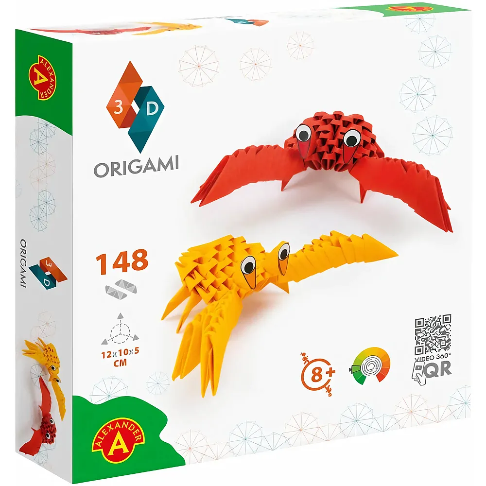 meinspielzeug - Selecta ORIGAMI 3D - Krabben, 148 St�ck.