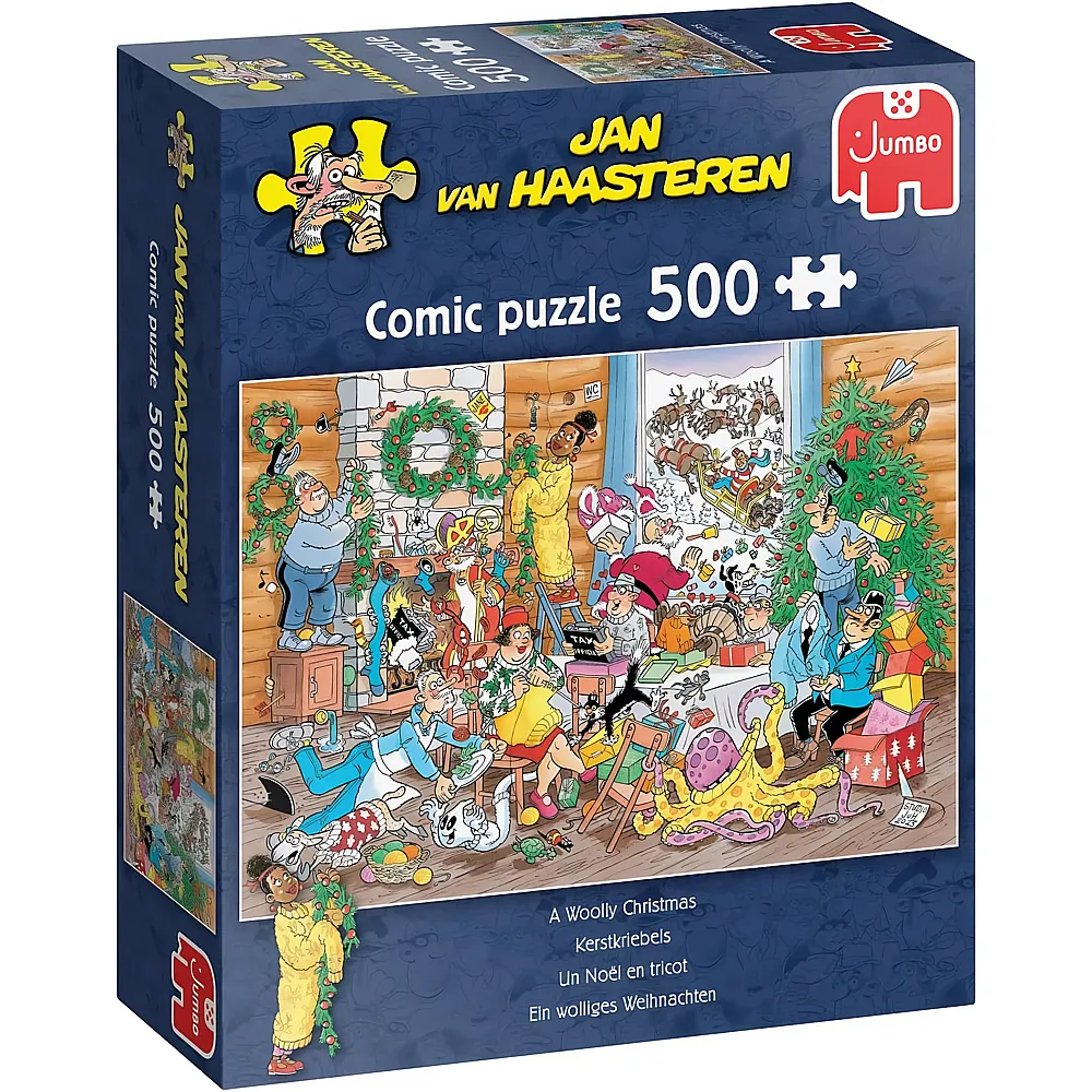Jumbo Puzzle Jan van Haasteren Weihnachten - 500 Teile
